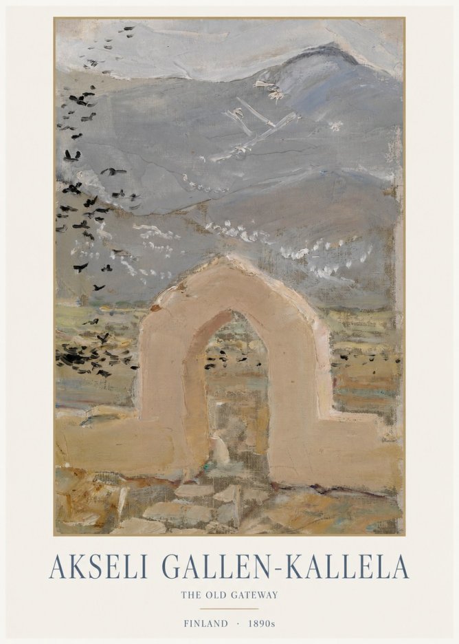 Akseli Gallen-Kallela The Arch No6 - Poster
