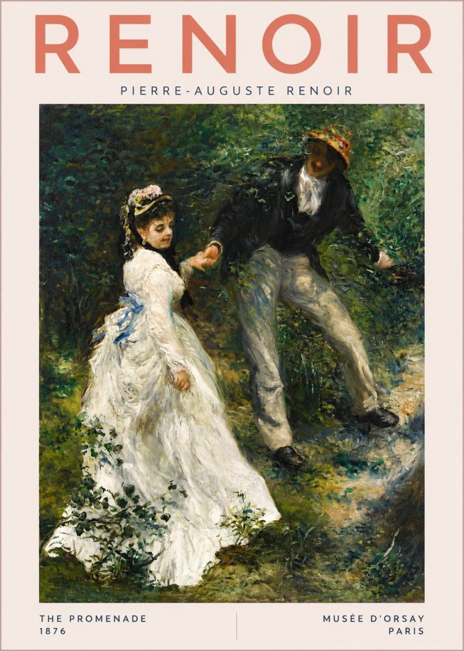 Renoir The Promenade No3 - Poster