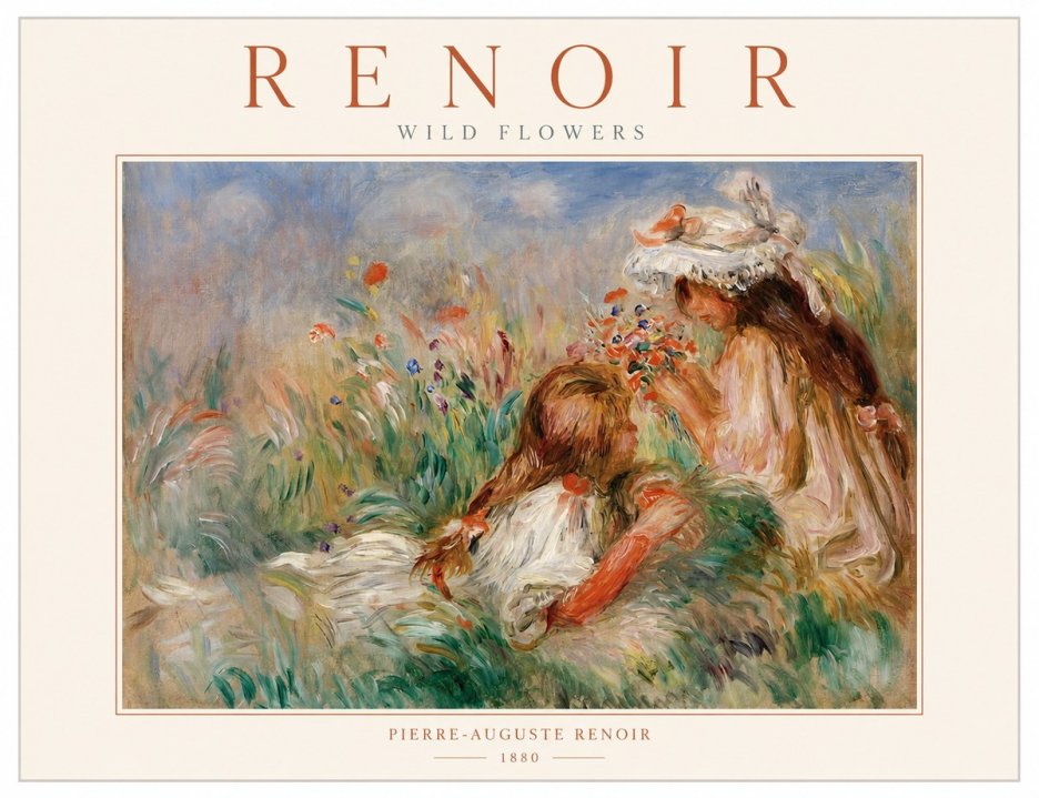 Renoir Wild Flowers No1 - Poster