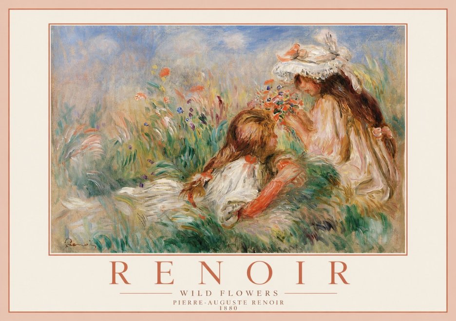 Renoir Wild Flowers No4 - Poster