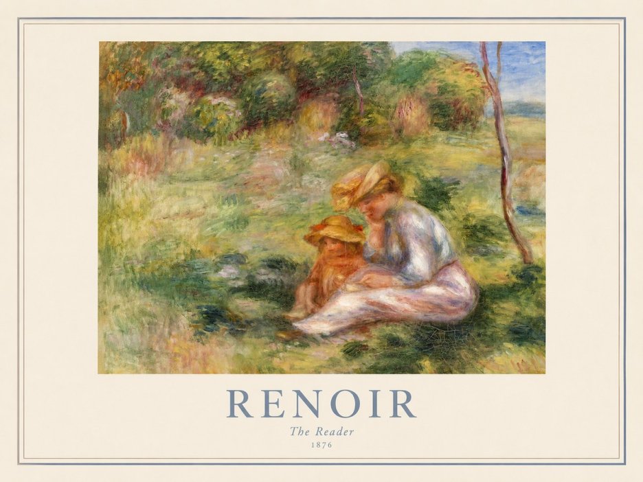 Renoir The Reader I No1 - Poster