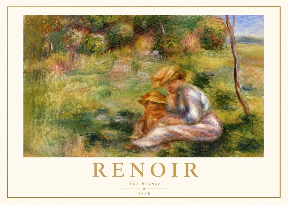 Renoir The Reader No3 - Poster