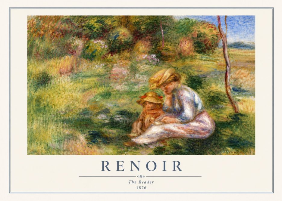 Renoir The Reader No5 - Poster