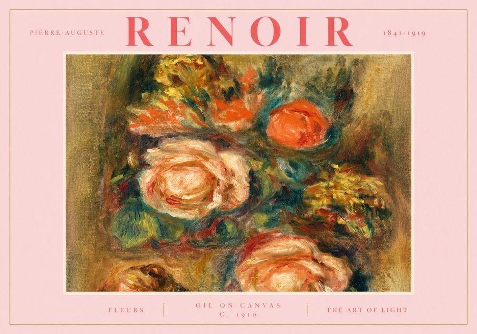 Renoir Fleurs No2 - Poster
