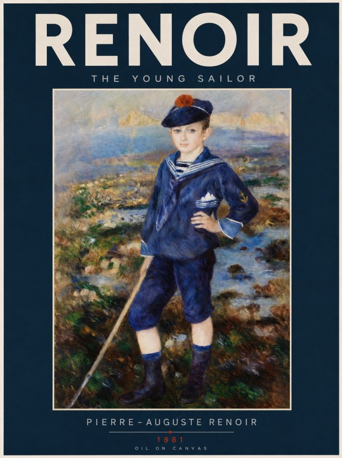 Renoir The Young Sailor No2 - Poster