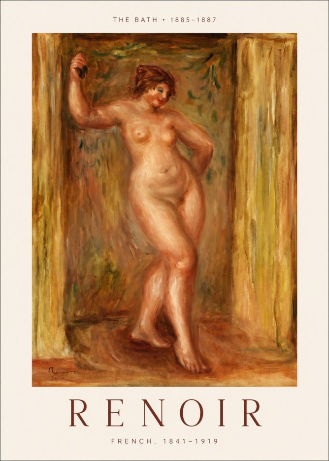 Renoir The Bath No1 - Poster
