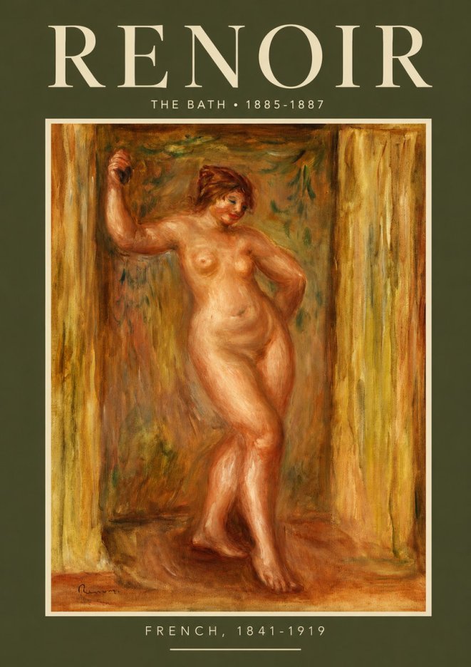 Renoir The Bath No2 - Poster