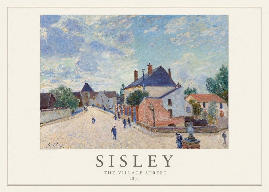 Sisley The Village Street No1 - Poster
