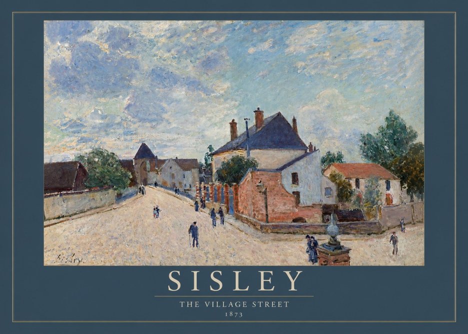 Sisley The Village Street No2 - Poster