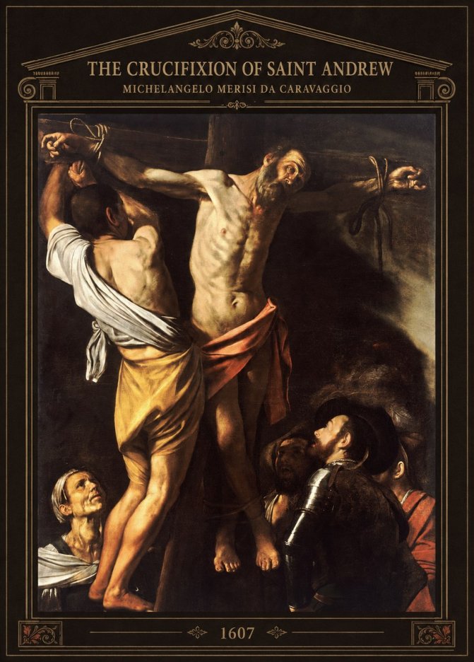 Michelangelo Merisi da Caravaggio The Crucifixion of Saint Andrew No3 - Poster