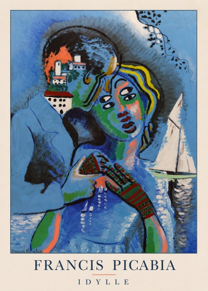 Francis Picabia Idylle No5 - Poster