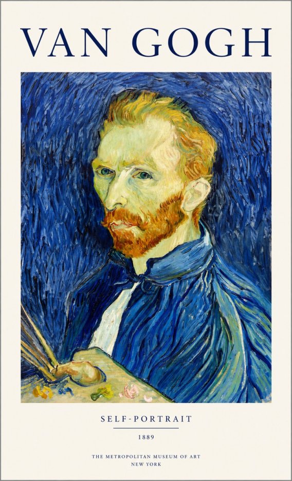Van Gogh Self-portrait I No1 - Poster