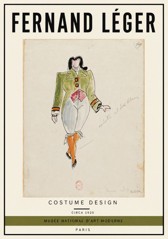 Fernand Léger Costume Design II No4 - Poster