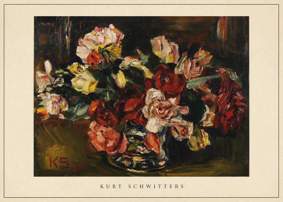 Kurt Schwitters Flower Still Life No4 - Poster