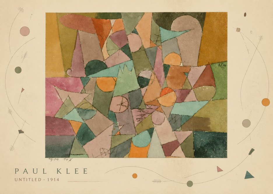 Paul Klee Untitled No3 - Poster