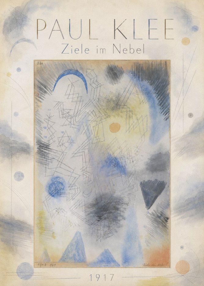Paul Klee Ziele Im Nebel No3 - Poster