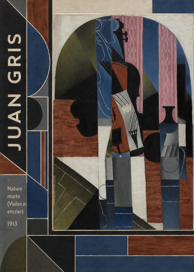 Juan Gris Nature Morte (Violon Et Encrier) No2 - Poster