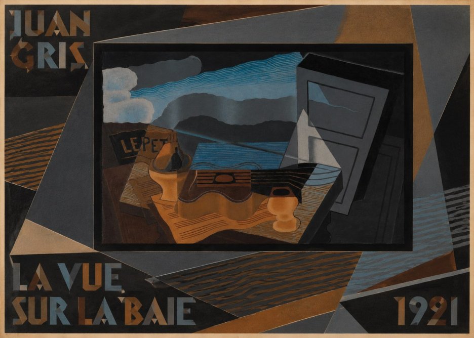 Juan Gris La Vue Sur La Baie No6 - Poster