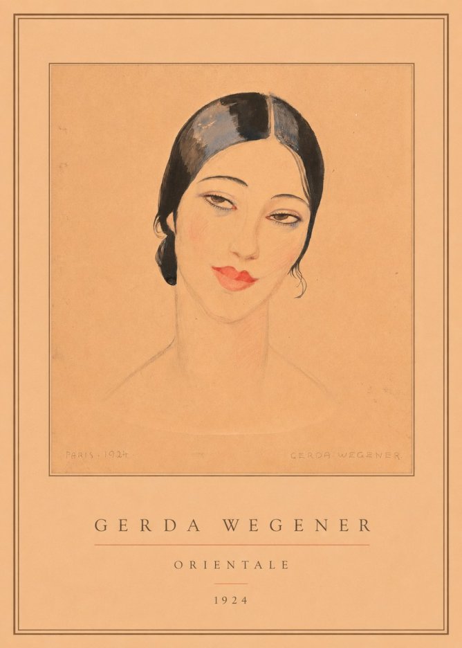 Gerda Wegener Orientale No5 - Poster