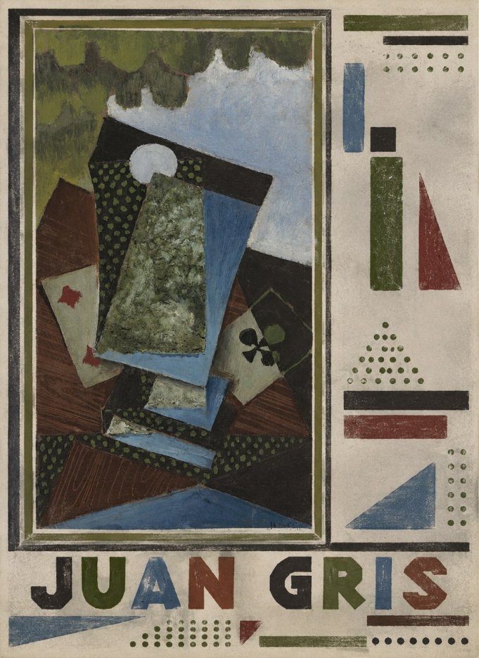 Juan Gris Playing Cards and a Siphon No5 - Poster