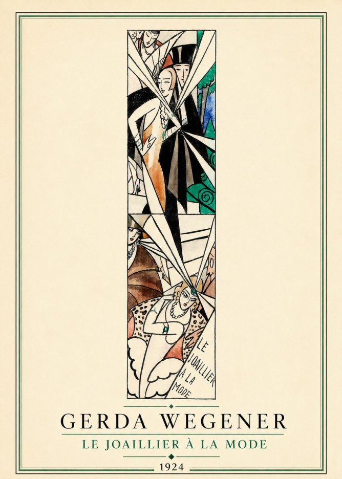 Gerda Wegener Le Joaillier À La Mode No4 - Poster