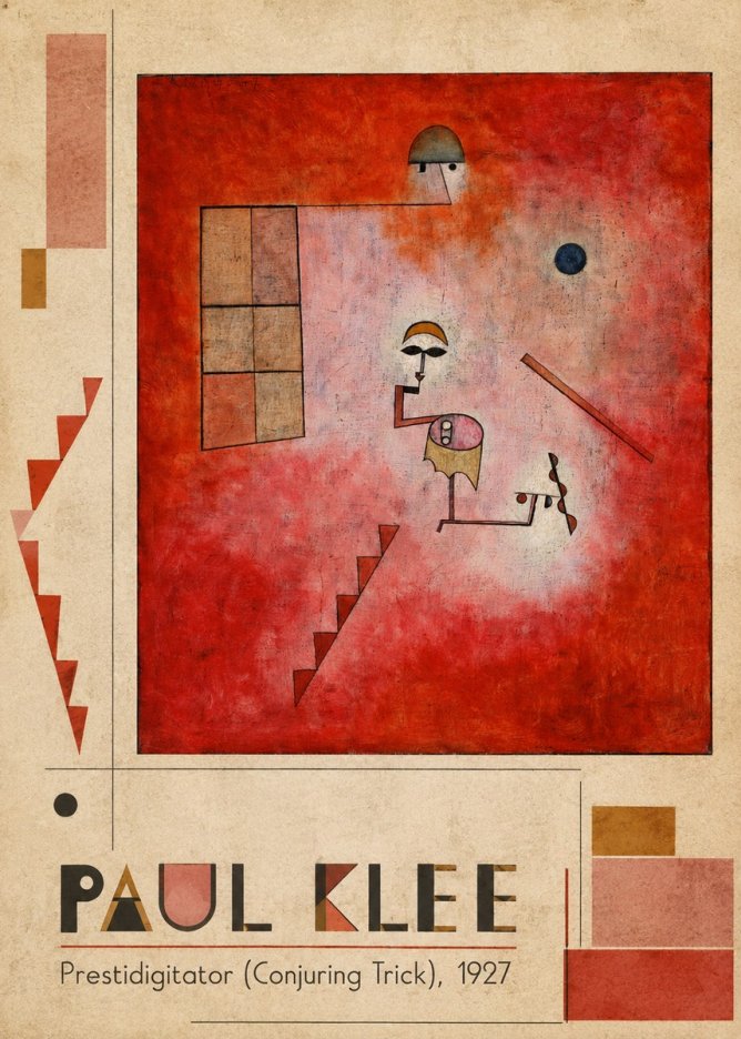 Paul Klee Prestidigitator (Conjuring Trick), 1927 No2 - Poster