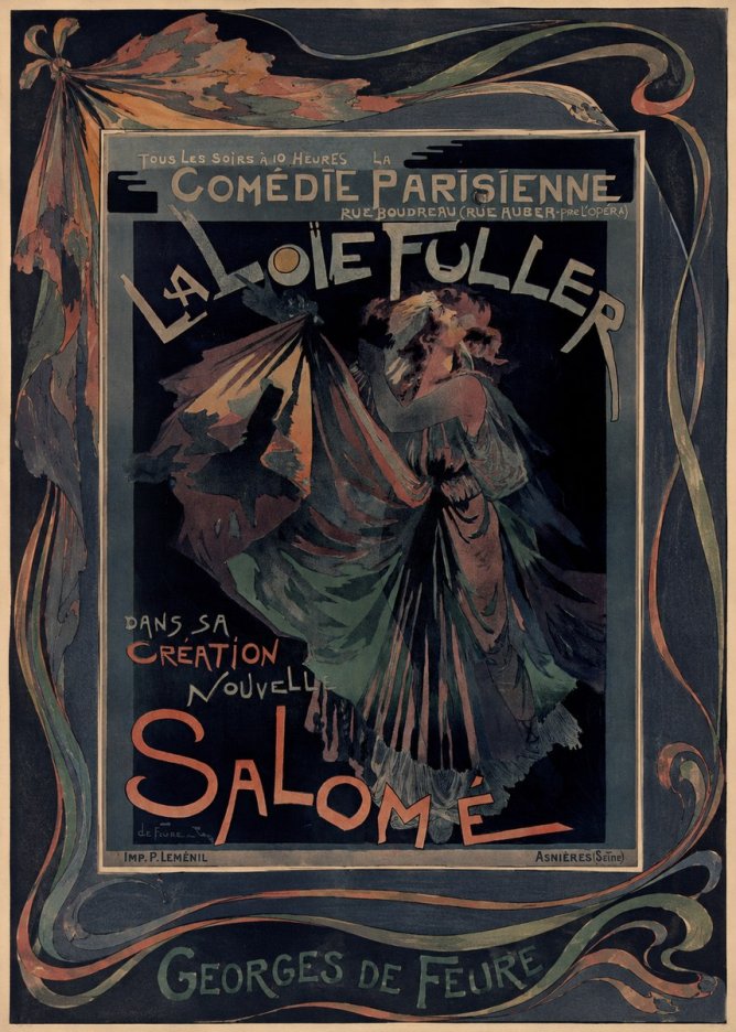 Georges de Feure La Loïe Fuller - Salomé III No2 - Poster
