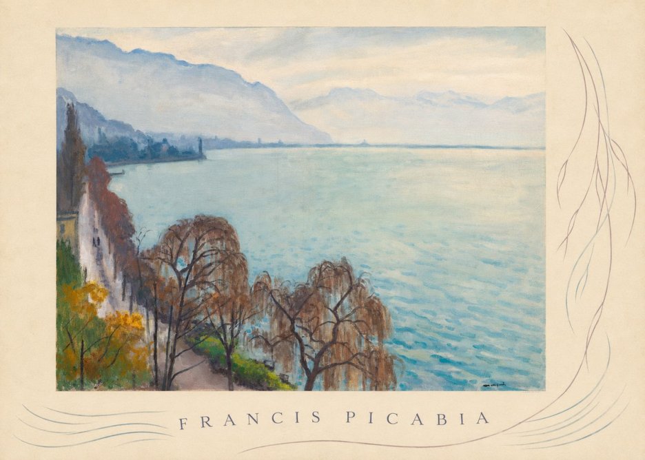 Francis Picabia Lac Léman No5 - Poster