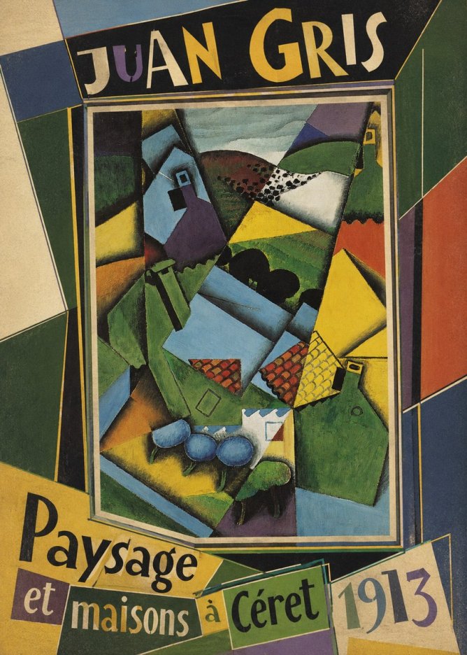 Juan Gris Paysage Et Maisons À Céret No5 - Poster