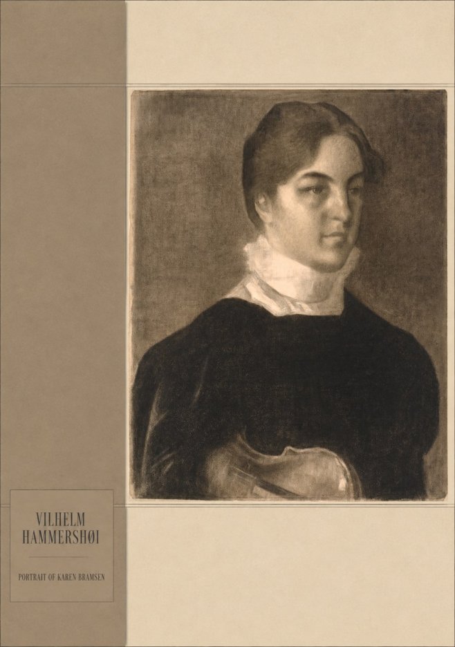Vilhelm Hammershøi Portrait of Karen Bramsen No3 - Poster