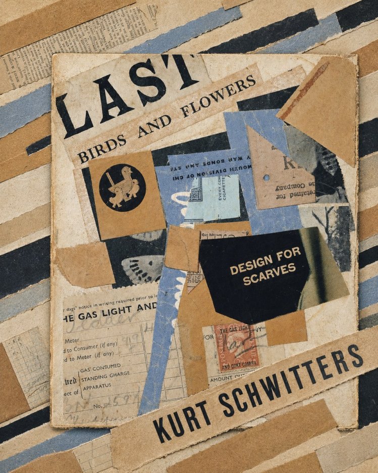 Kurt Schwitters Last Birds and Flowers No6 - Poster