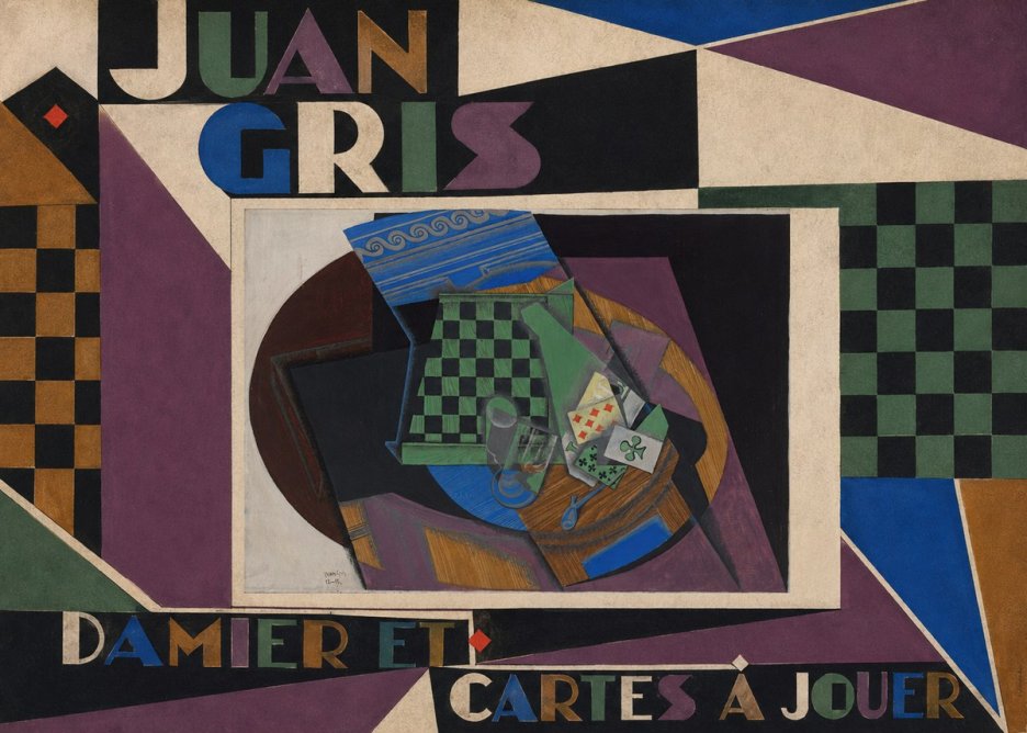 Juan Gris Damier Et Cartes À Jouer No4 - Poster