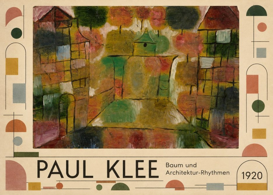 Paul Klee Baum Und Architektur-rhythmen No5 - Poster