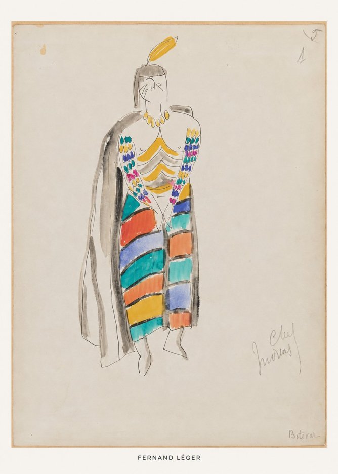 Fernand Léger Chef Moreau No6 - Poster