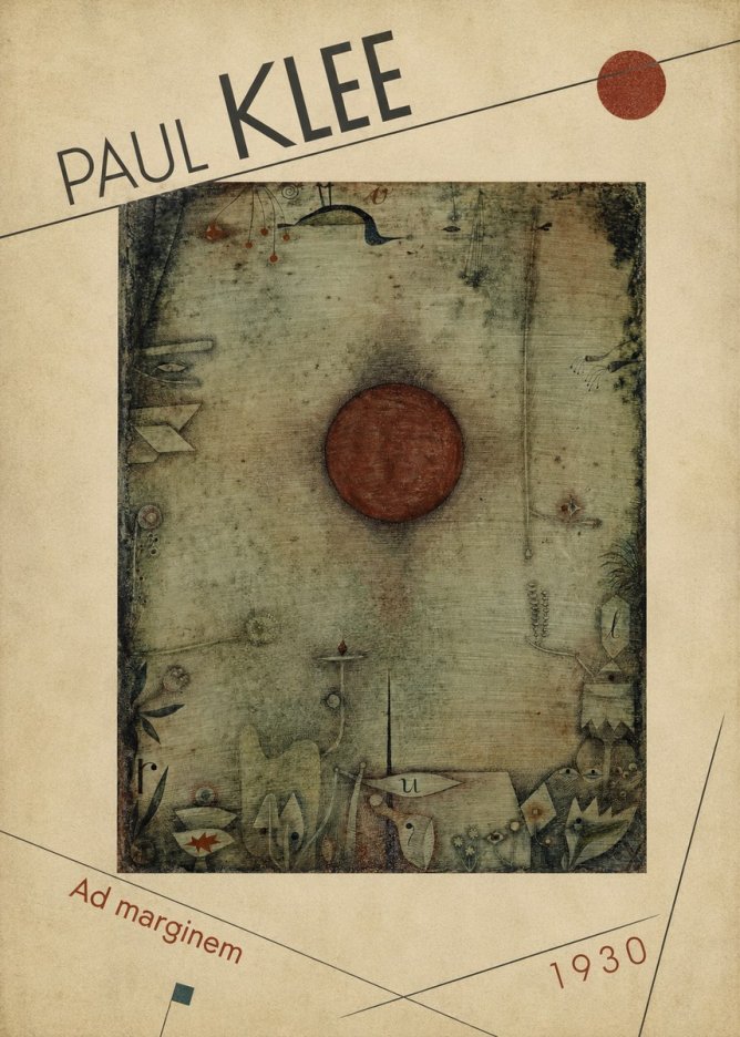 Paul Klee Ad Marginem No3 - Poster