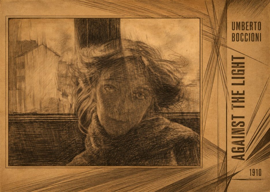Umberto Boccioni Against the Light No2 - Poster