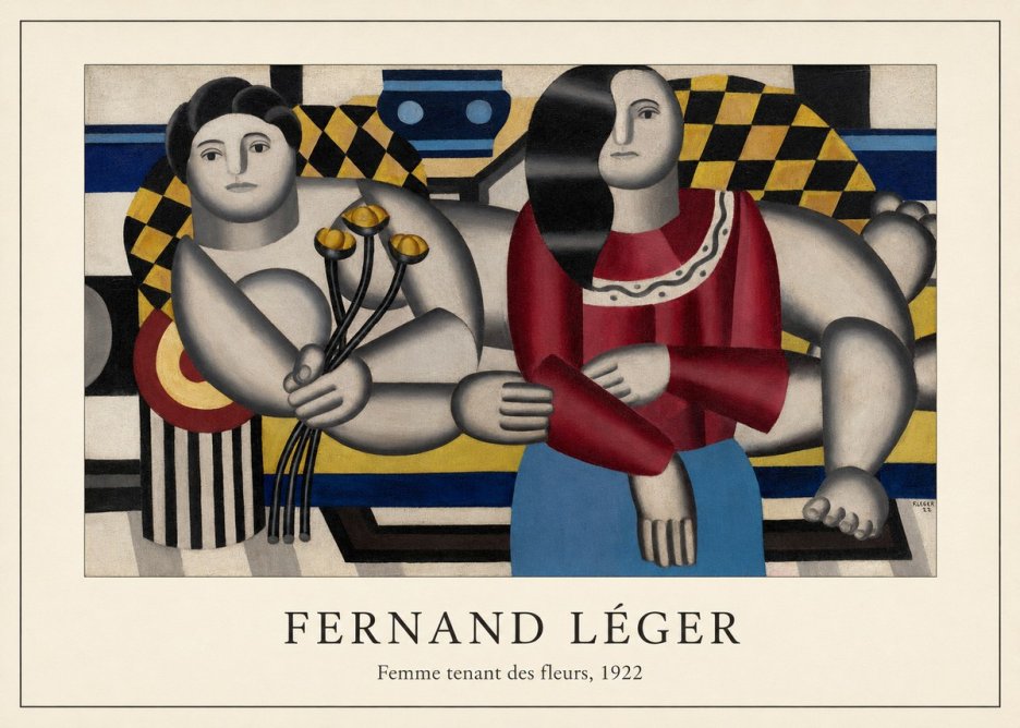 Fernand Léger Two Women No2 - Poster