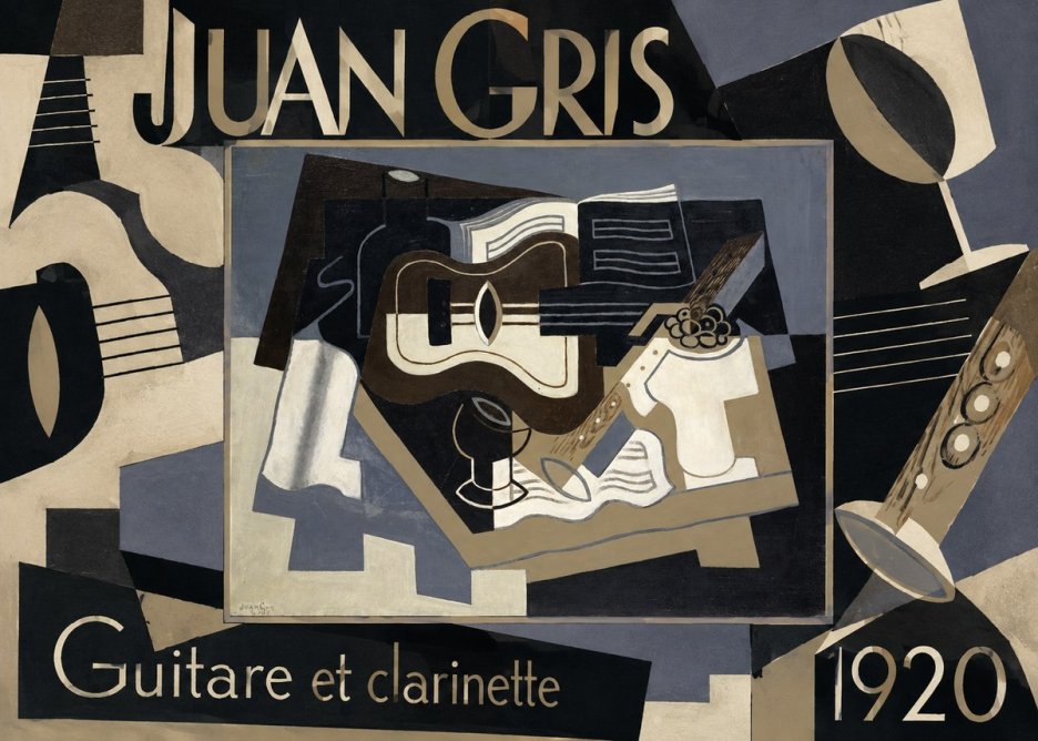 Juan Gris Guitare Et Clarinette No6 - Poster