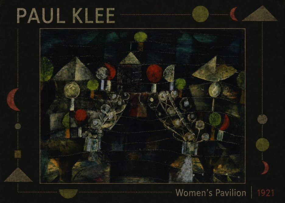 Paul Klee Women's Pavilion No1 - Poster