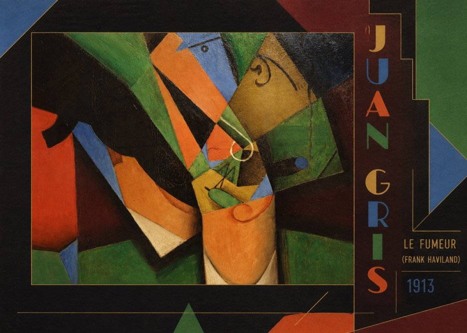 Juan Gris Le Fumeur (Frank Haviland) No2 - Poster