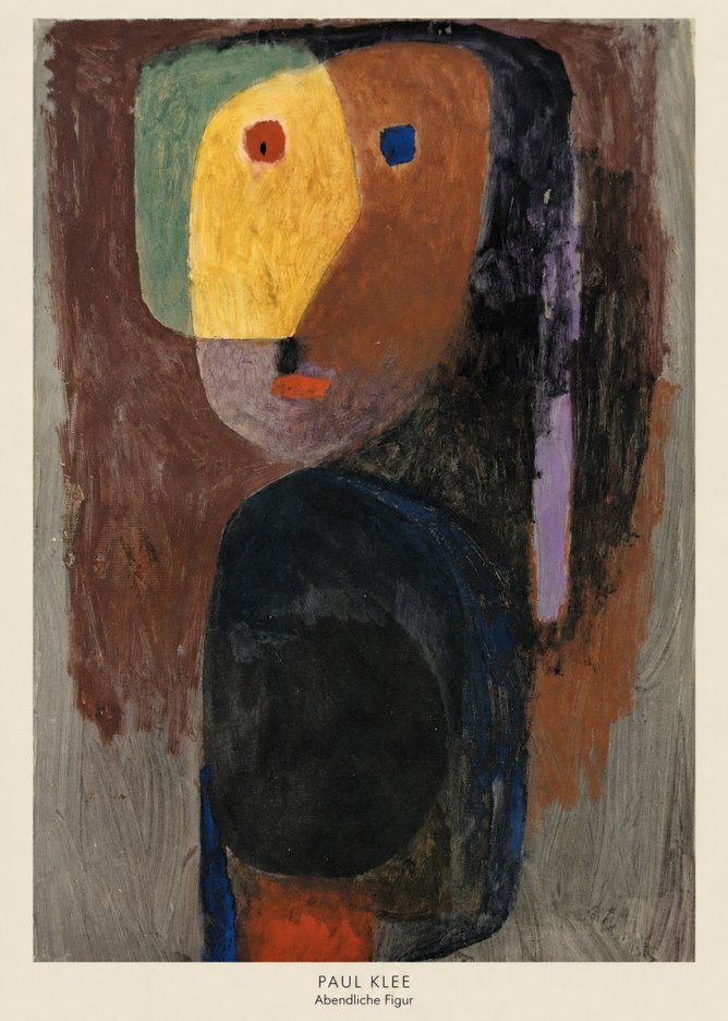 Paul Klee Abendliche Figur No5 - Poster