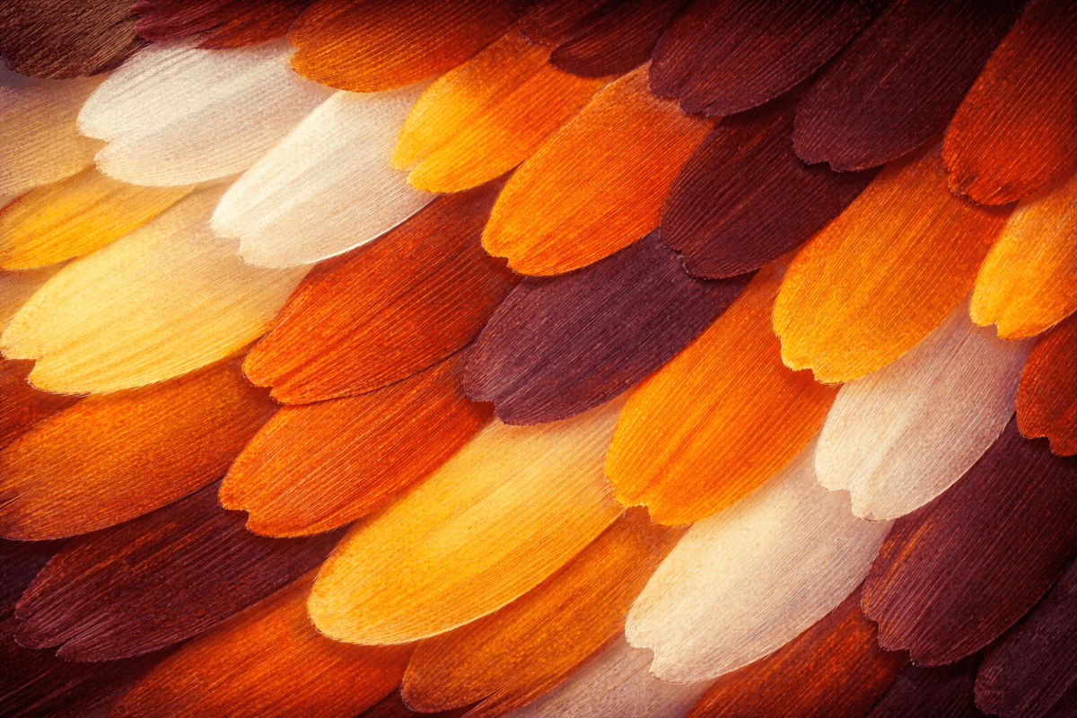 Feathered Ember Mosaic