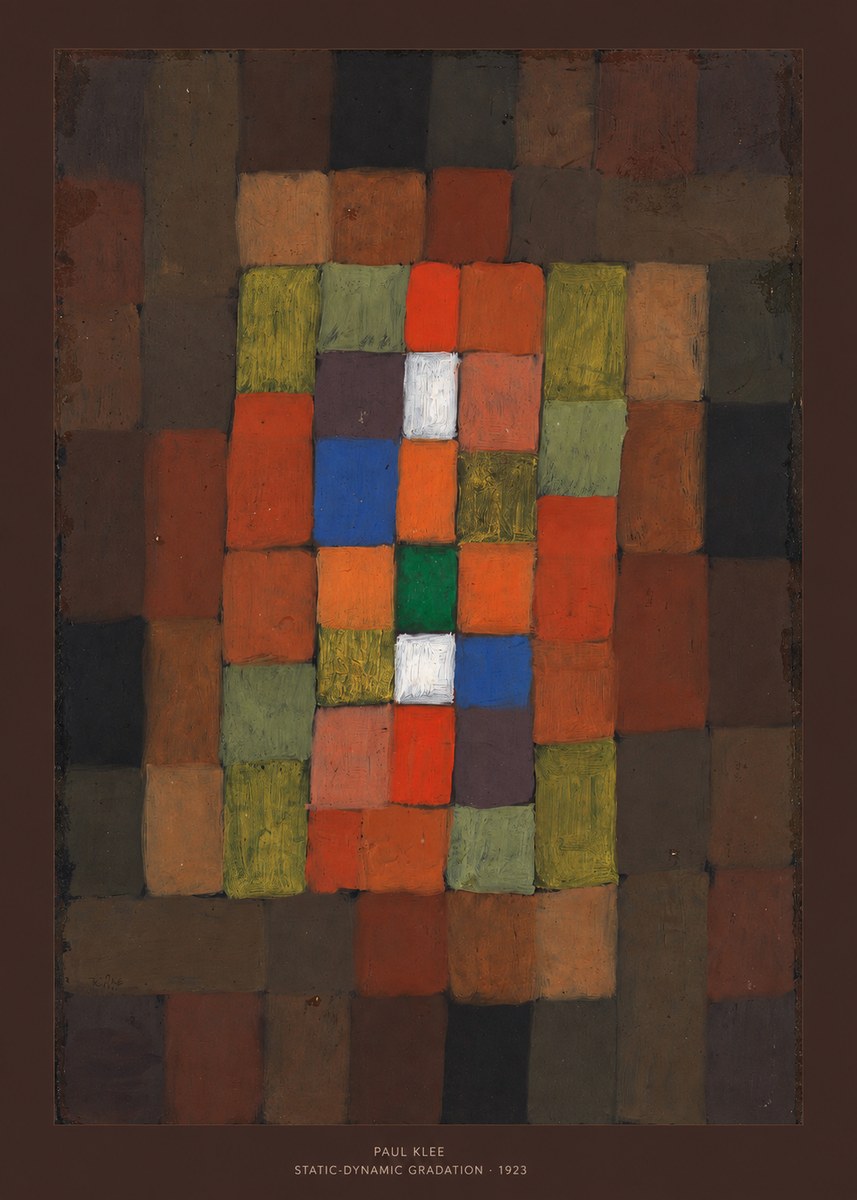 Paul Klee Static-dynamic Gradation No6 - Poster