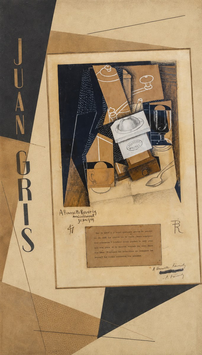 Juan Gris Still Life with Coffee Grinder I No2 - Poster