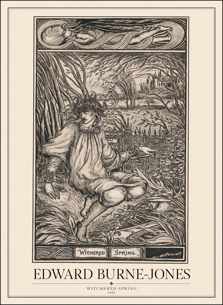 Edward Burne-Jones Withered Spring No1 - Poster