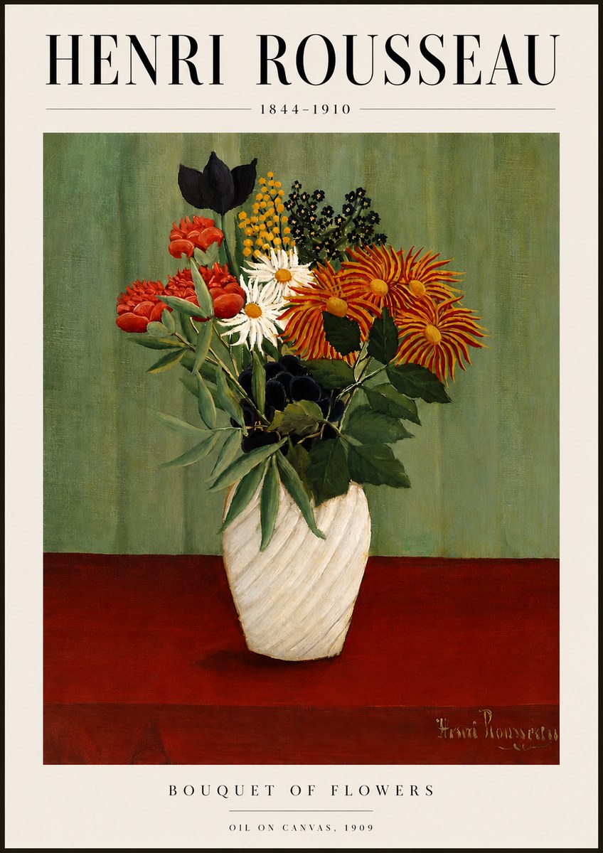 Rousseau Bouquet of Flowers No3 - Poster