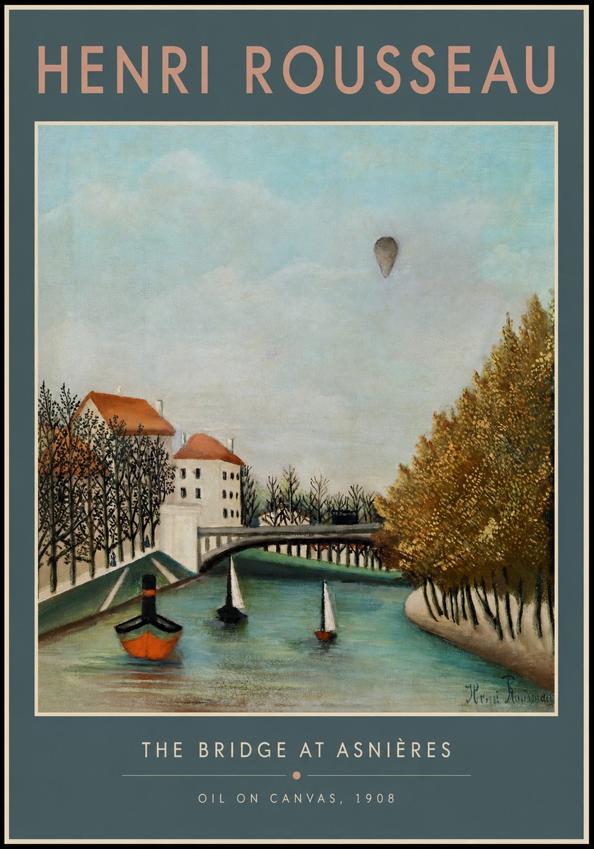 Rousseau The Bridge at Sevres No2 - Poster