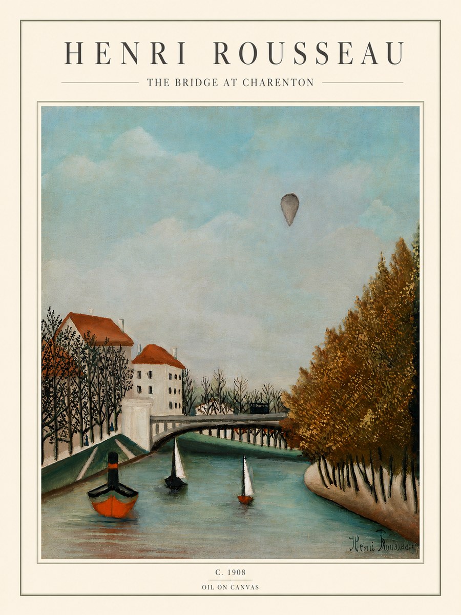 Rousseau The Bridge at Sevres No5 - Poster