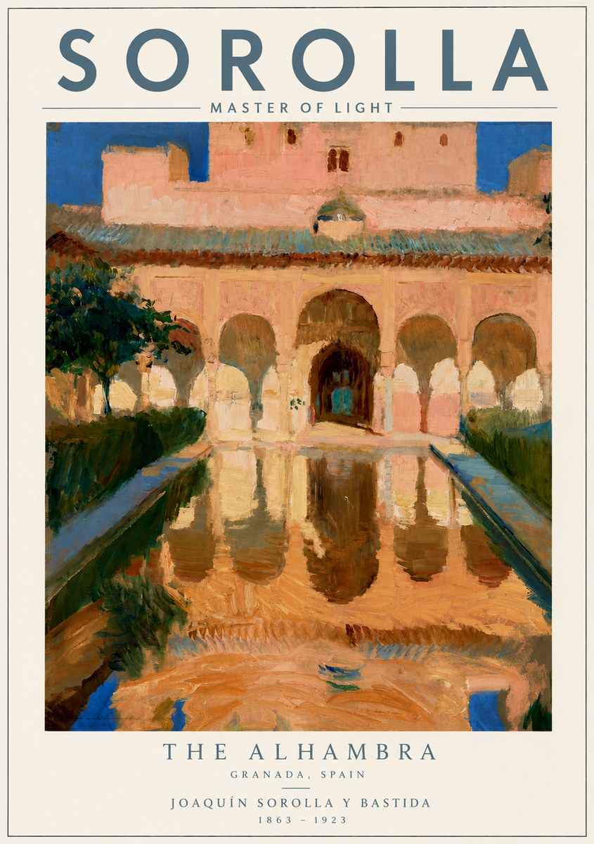 Sorolla The Alhambra No3 - Poster