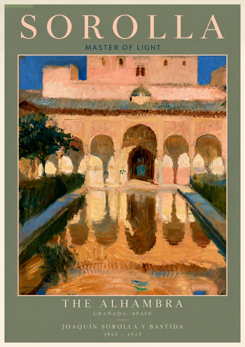 Sorolla The Alhambra No4 - Poster